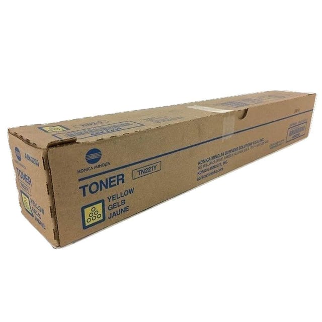Konica Minolta TN221Y Toner Cartridge Yellow for BH C227/C287
