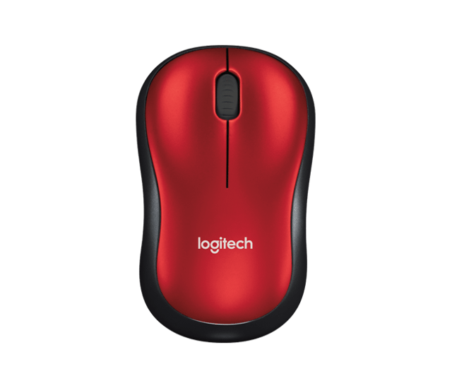 LOGITECH  Wireless Mouse M185 - Red - AP